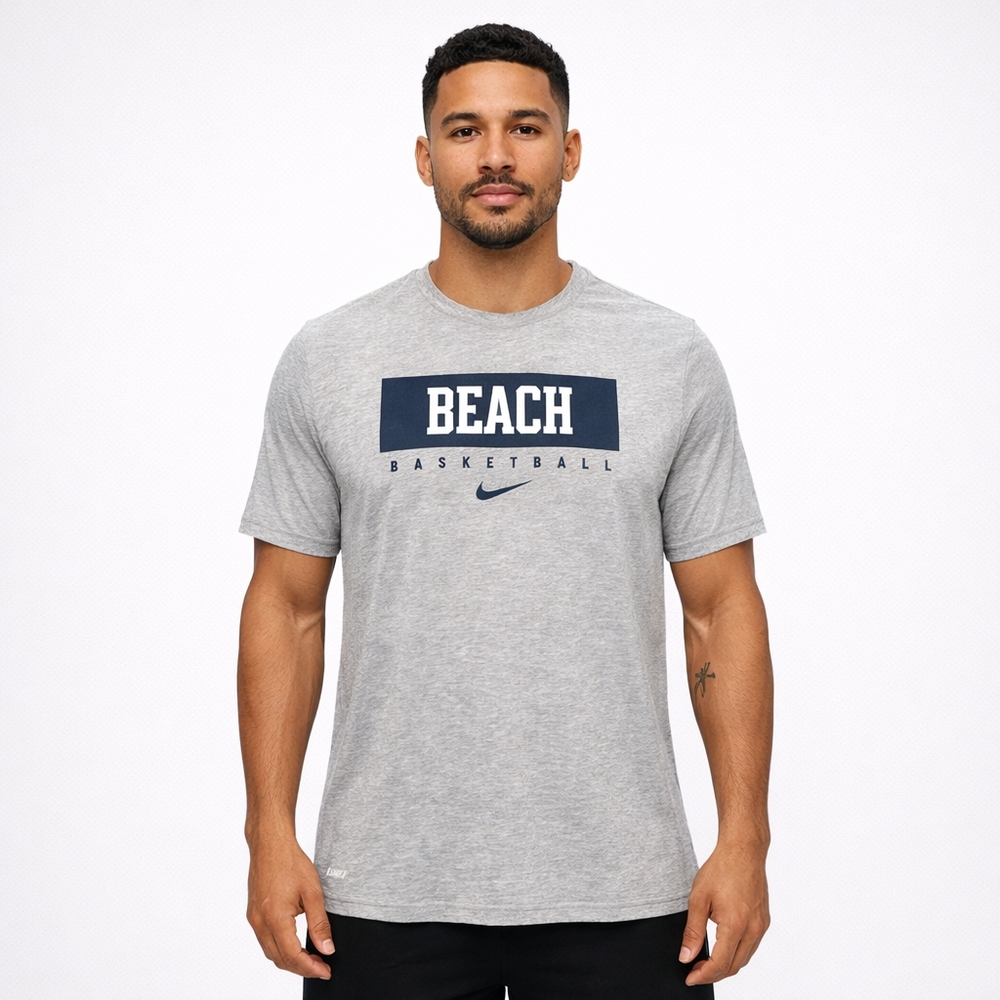 Nike Gray 'Just Do It' Men's Tee